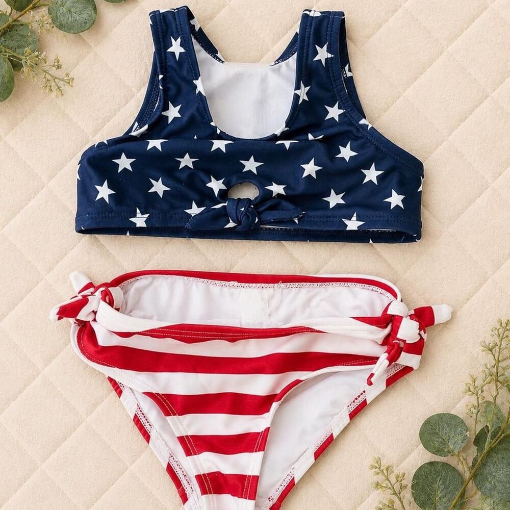 Girls size 5 americana bikini